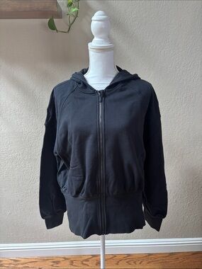 Lululemon Hugged-Waist Cotton Zip Hoodie